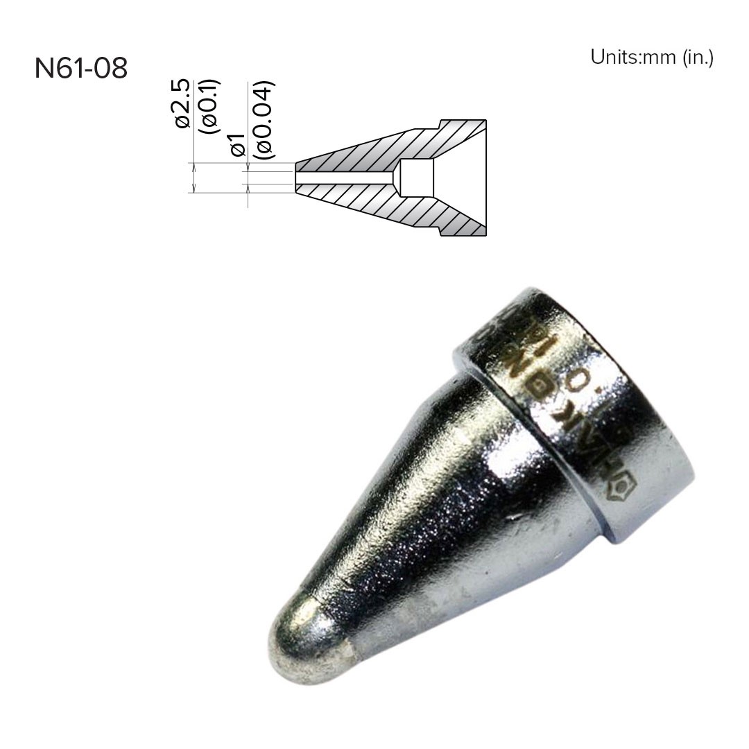 HAKKO NOZZLE,1.0mm,FR-301,FR-4101/4102